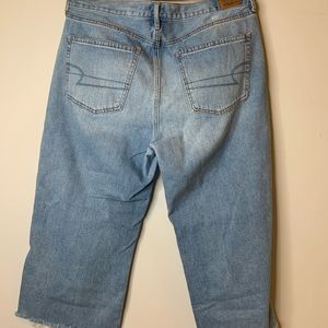 American Eagle wide leg crop